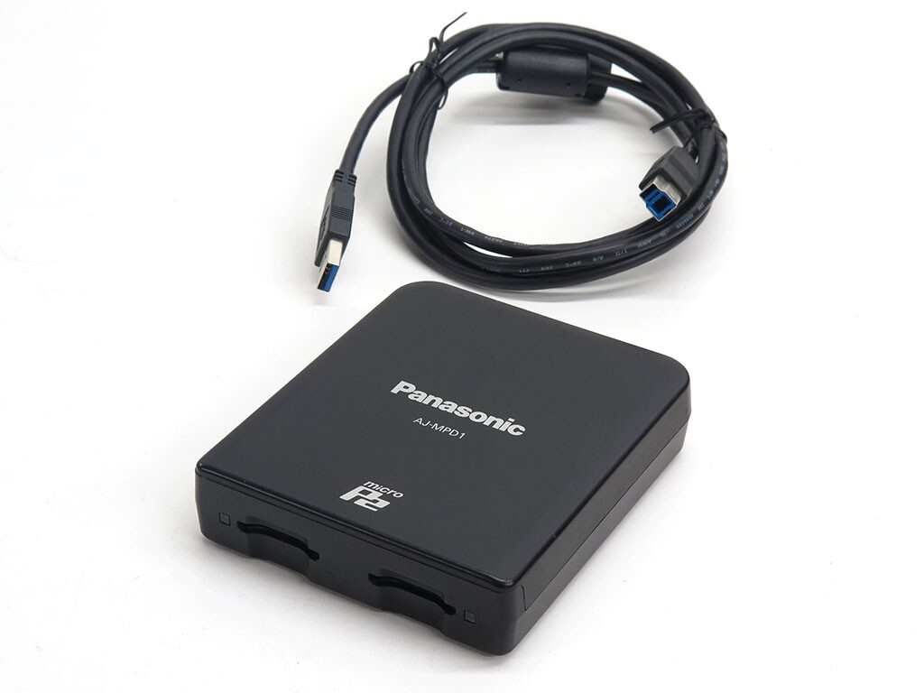Panasonic AJ-MPD1G MicroP2 memory card reader USB 3.0 Micro P2 camera camcorder