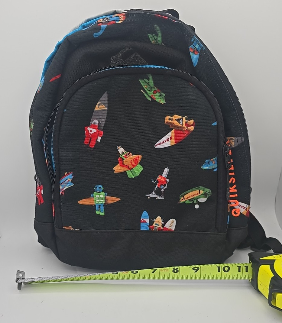 Rare Quiksilver MINI Backpack with Robots and Surfboards