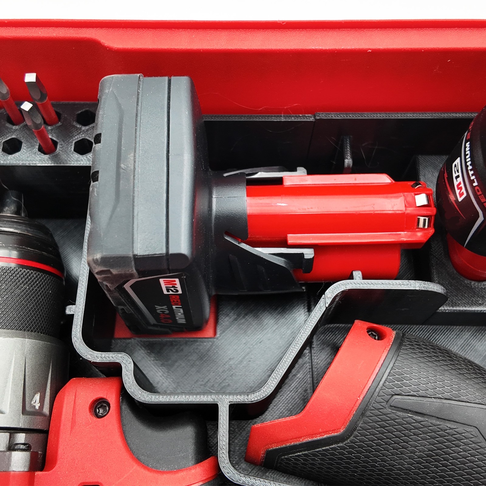 Milwaukee M12 Drill & Impact Organizer Insert for Packout Compact (3404 & 3453)