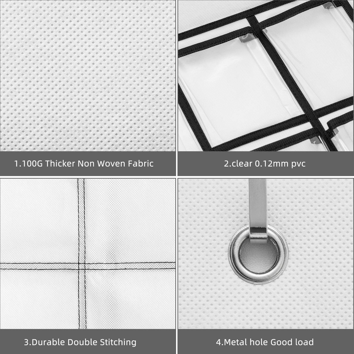 SAVERHO 36 Clear Pockets Classroom Pocket Chart for Cell Phones, Pocket Chart...