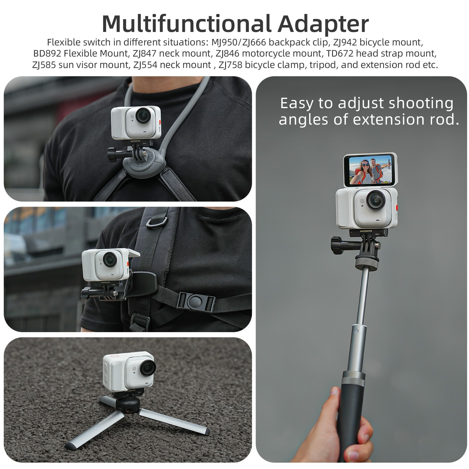 Magnetic Quick Release Mount Base Adapter For Insta360 GO Ultra Camera Accessory