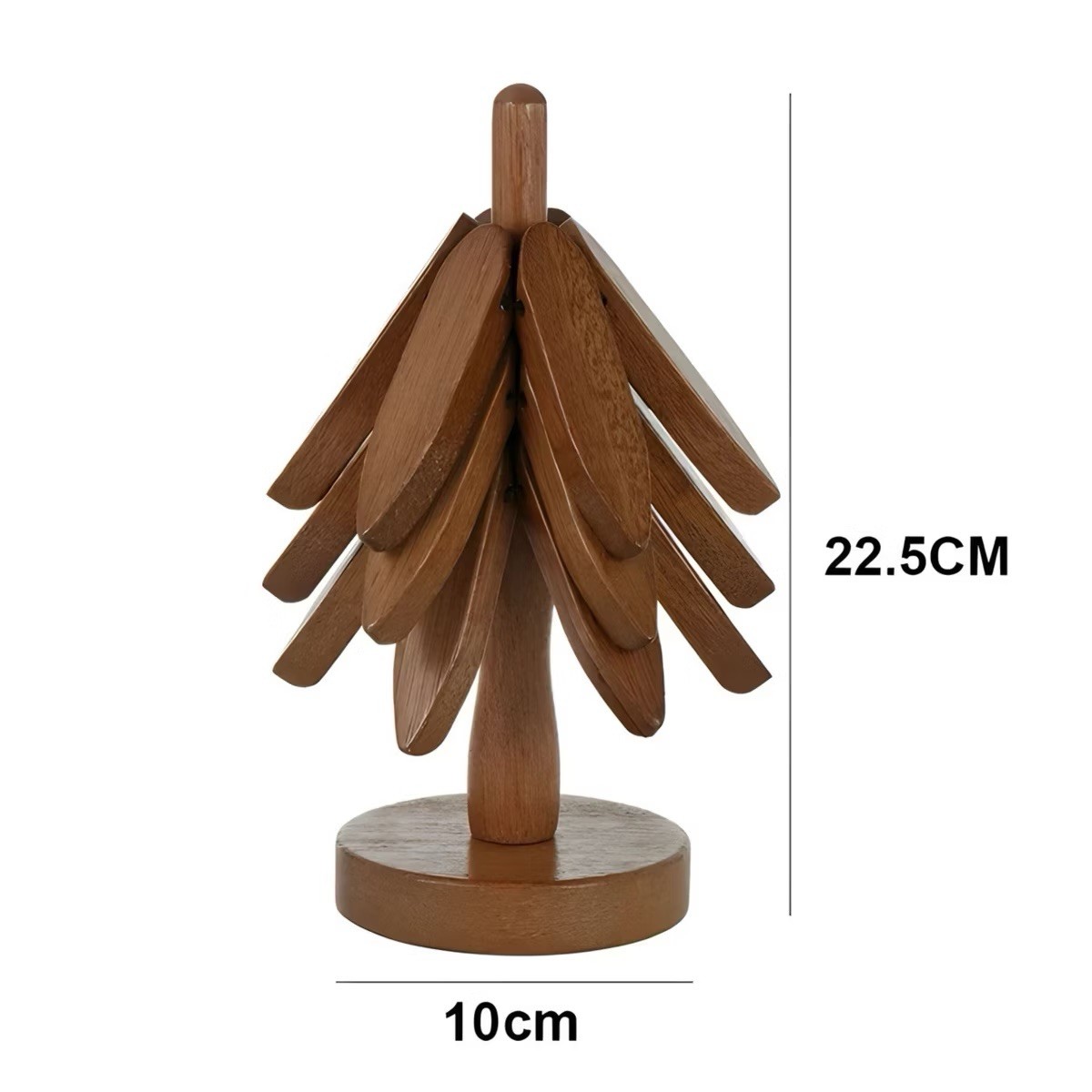 Bamboo Wood Trivet Tree