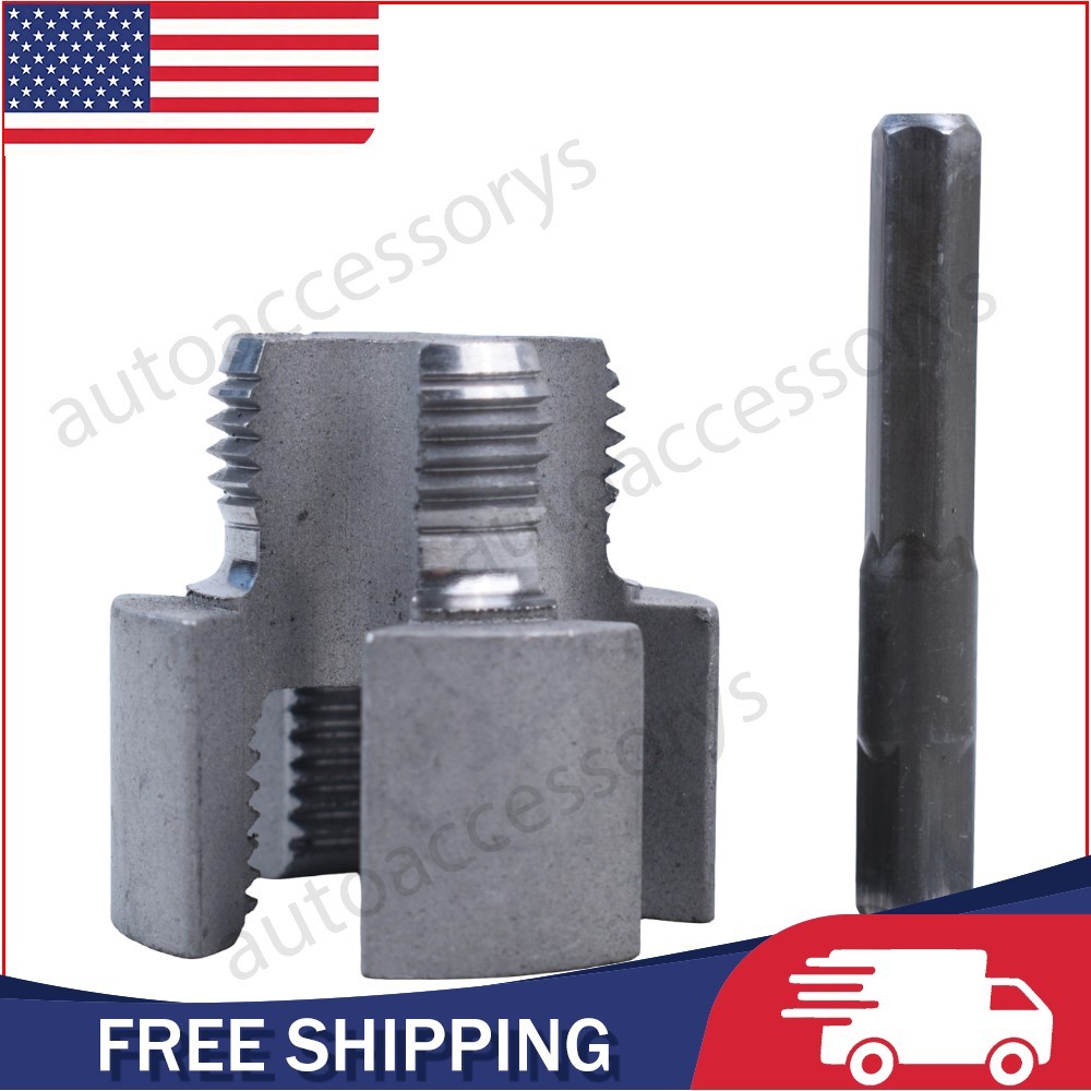 2pcs Integrated Internal & External Pipe Threading-Tool,PVC Pipe Threader Kit