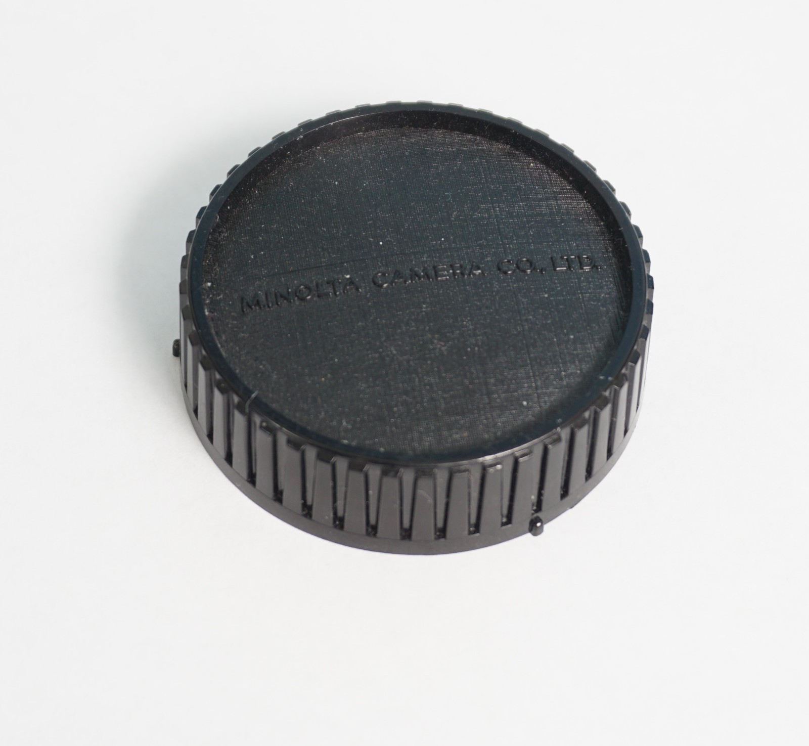 Minolta OEM (Old Style) Rear Lens Cap. SR, MC, MD. Japan