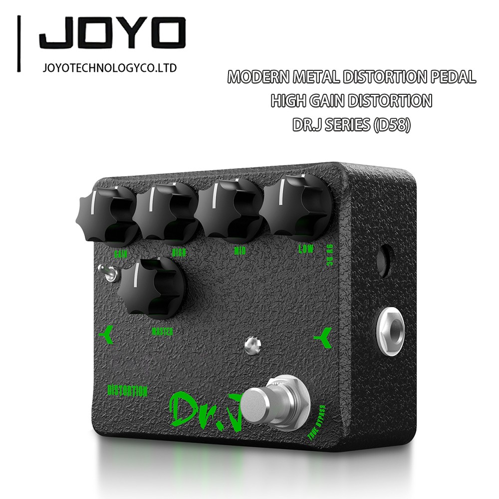 JOYO Modern Metal Distortion Pedal Especially Designed High Gain Distortion D58