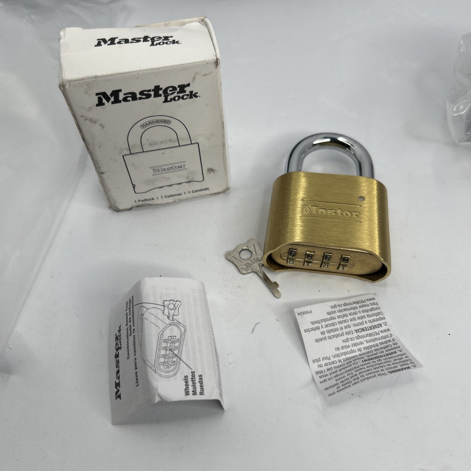 Master Lock 175 Resettable Combination Padlock