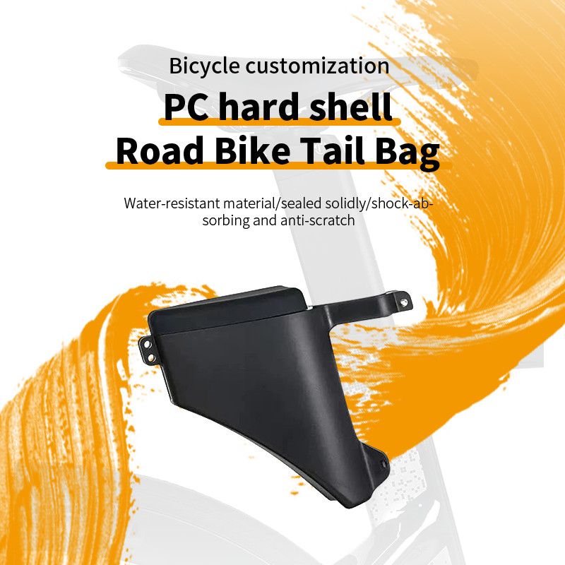 Rrskit Windbreaker Road Bike Tail Bag Bike Bag Organiser Hard-shell Teardrop