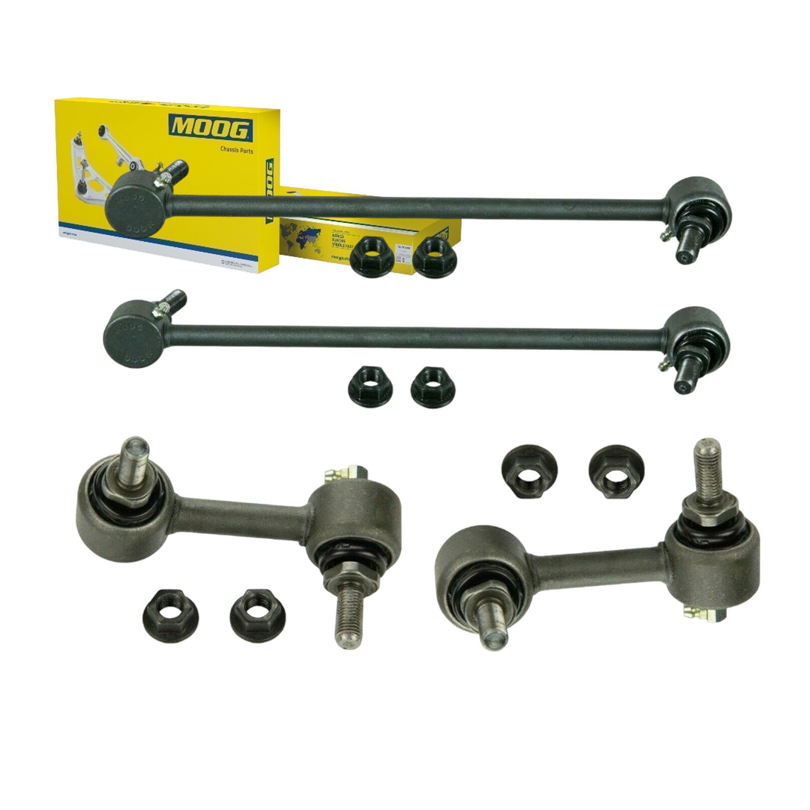 GENUINE MOOG Front Rear Stabilizer Sway Bar Links Kit 4pc for 2007-16 Honda CR-V