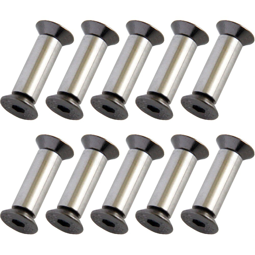 10pcs Knife Handle Bolt Rivets Screw Fastener Nut DIY Material