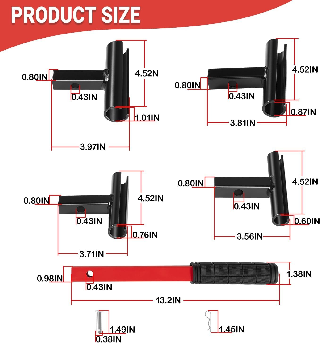 Professional 4-in-1 Hinge Adjusting Tool Kit for Round Bolt Doors Residential