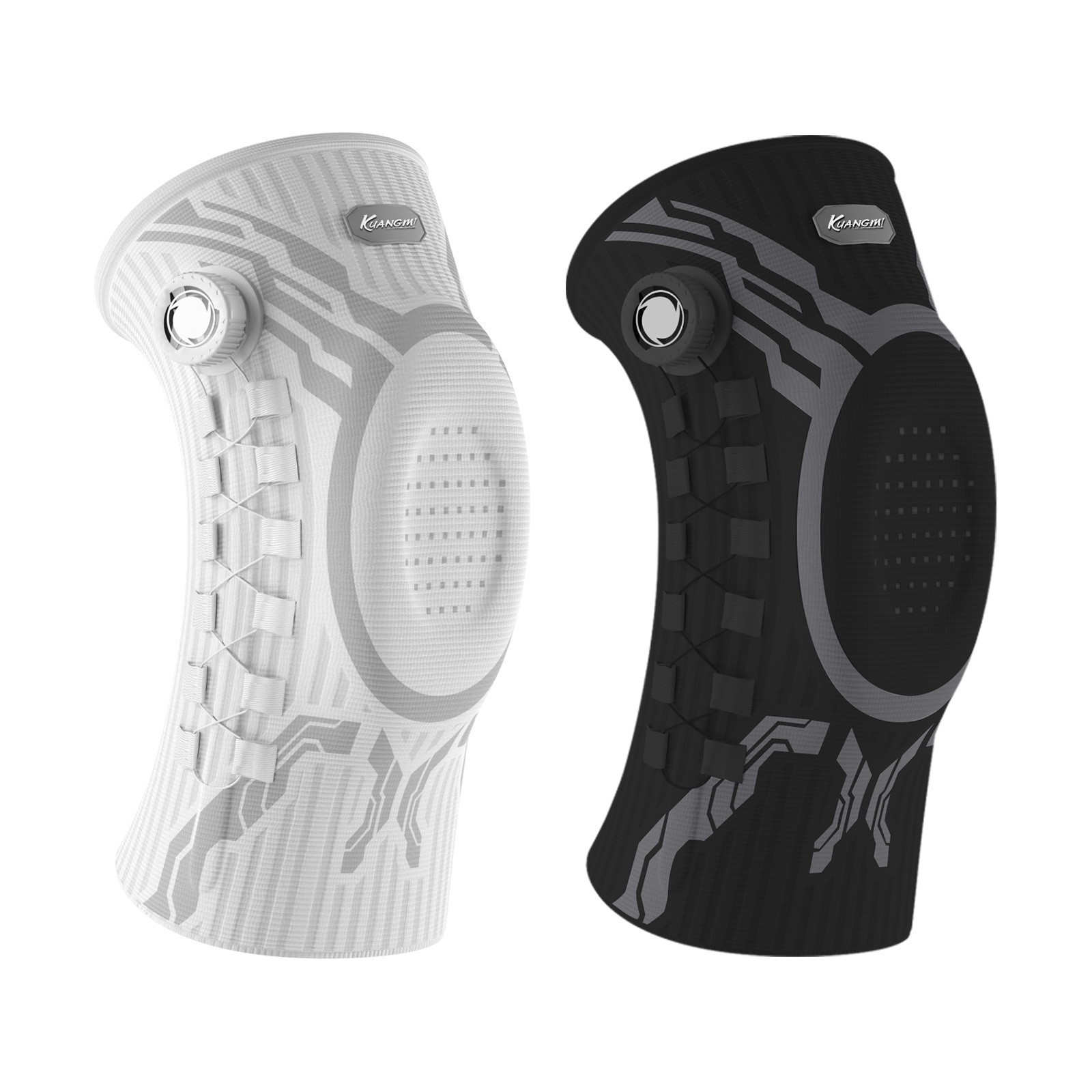 Kuangmi Knob Knee Brace for Men Women Running Joint Pain Relief