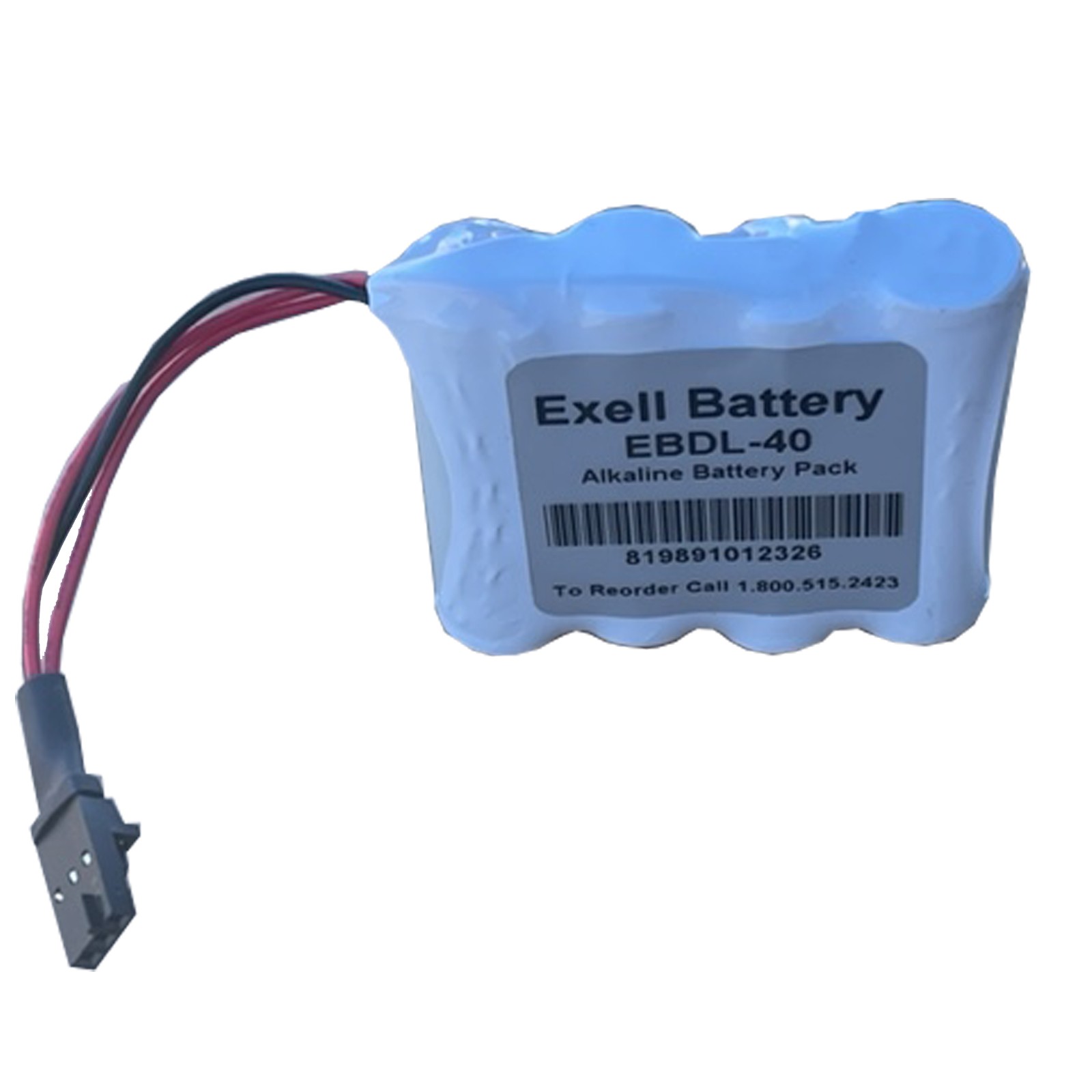 Exell 6V 2200mAh Door Lock Battery Replaces Intellikey 100178, PT00213