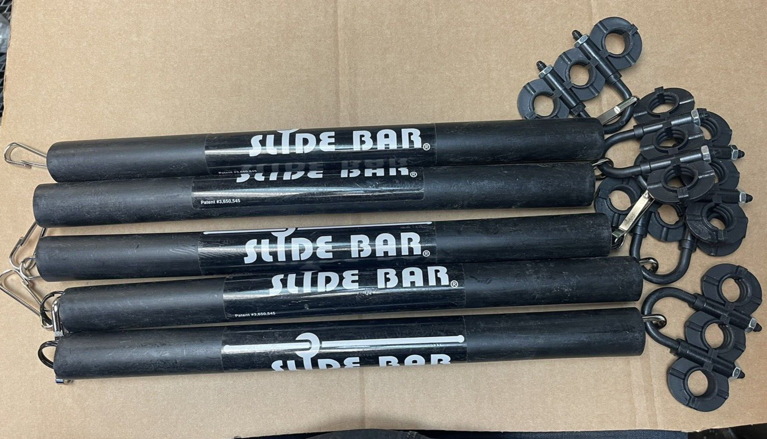New Lot of 5 Slide Bar Tender Kits Tractor Trailer ABS Air Hose 18" 3 Hose