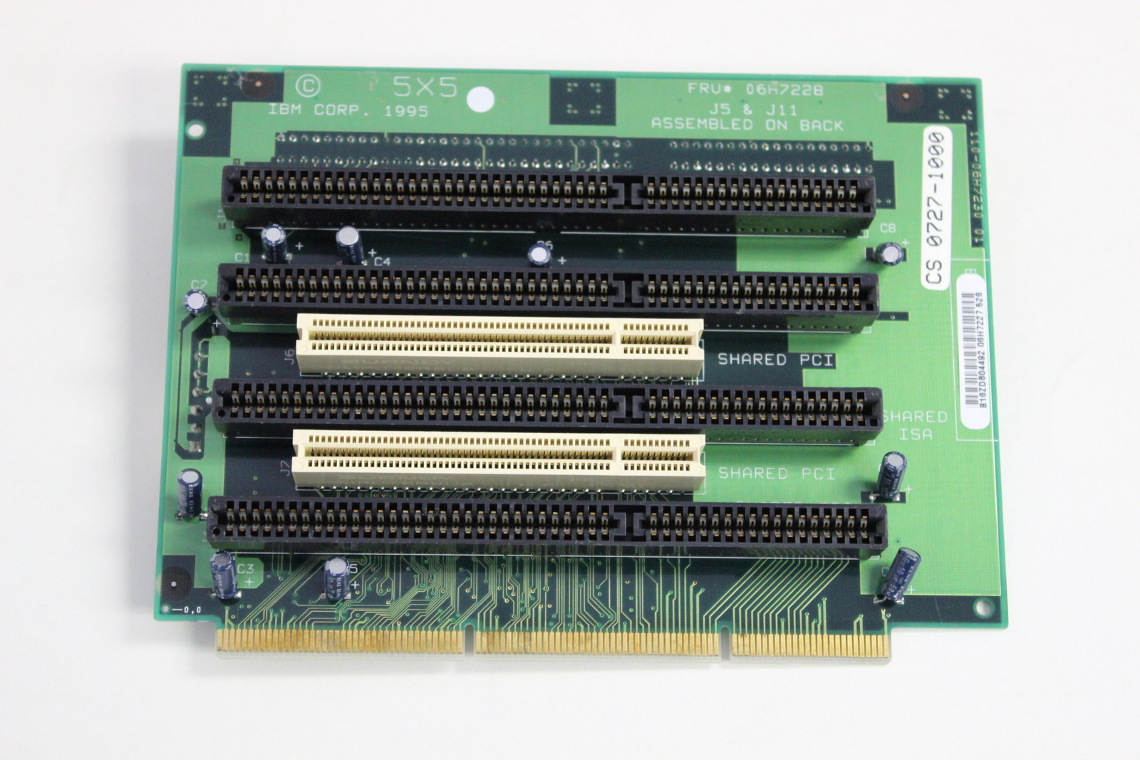IBM 06H7228 5X5 RISER BOARD POWERPC 7248 06H7227