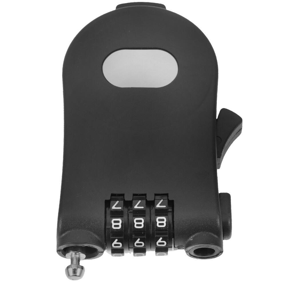 Compact Plastic Snowboard Lock with Anti-Lock Feature for Ski Board Safety