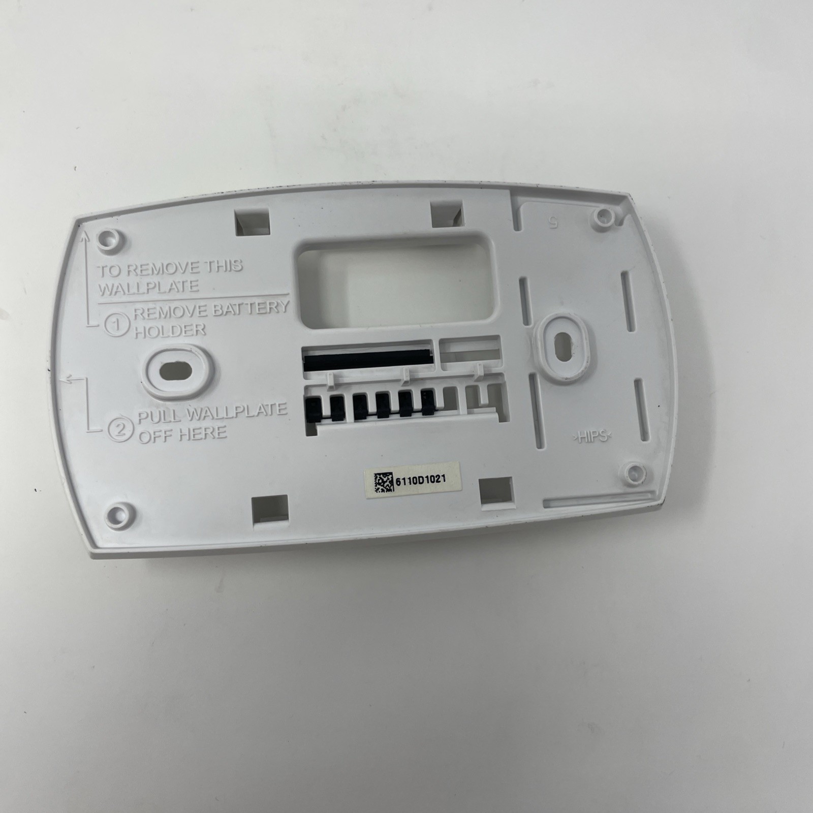 Honeywell FocusPRO 6000 TH6110D1021 Thermostat Programmable Wall Plate Working