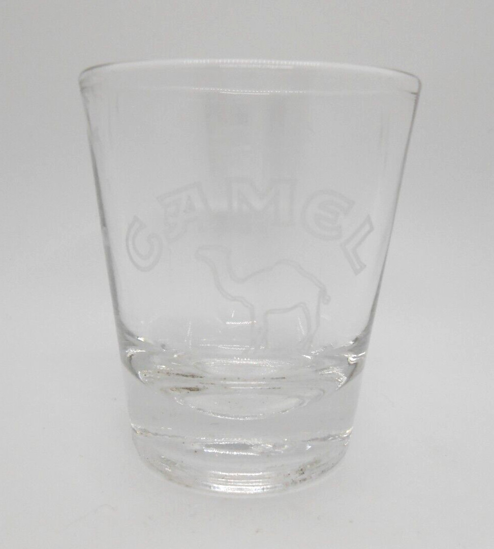 Camel RJ Reynolds Etched Logo Souvenir Camel Shotglass