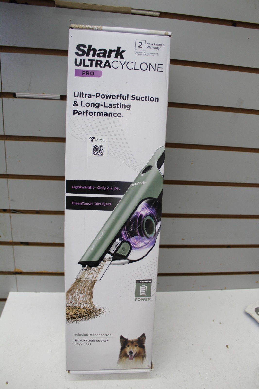Shark Ultra Cyclone Pro Cordless Handheld Vacuum, Bagless, Green CH901 NEW