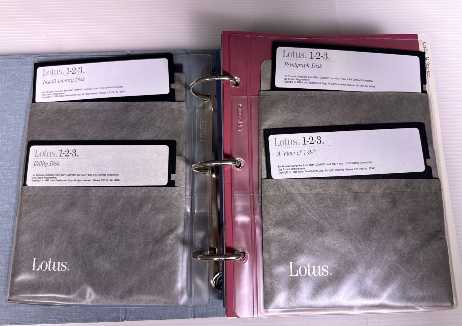 VINTAGE Lotus 1-2-3 for Windows Release Compete Set w/ Floppy Disks Tutorials