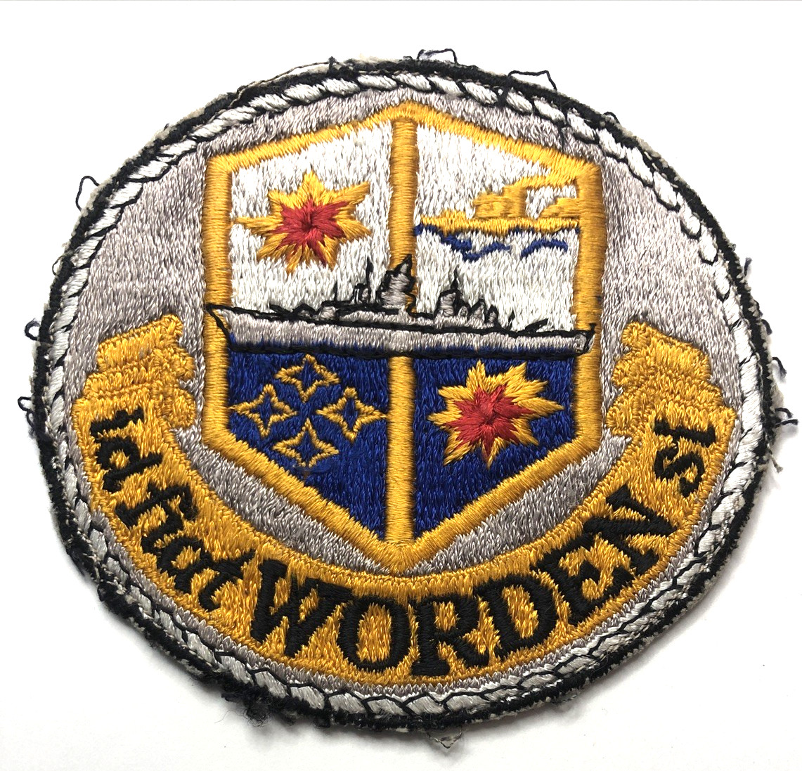 US Navy USS Worden id fiat Worden sl Patch 4.0"