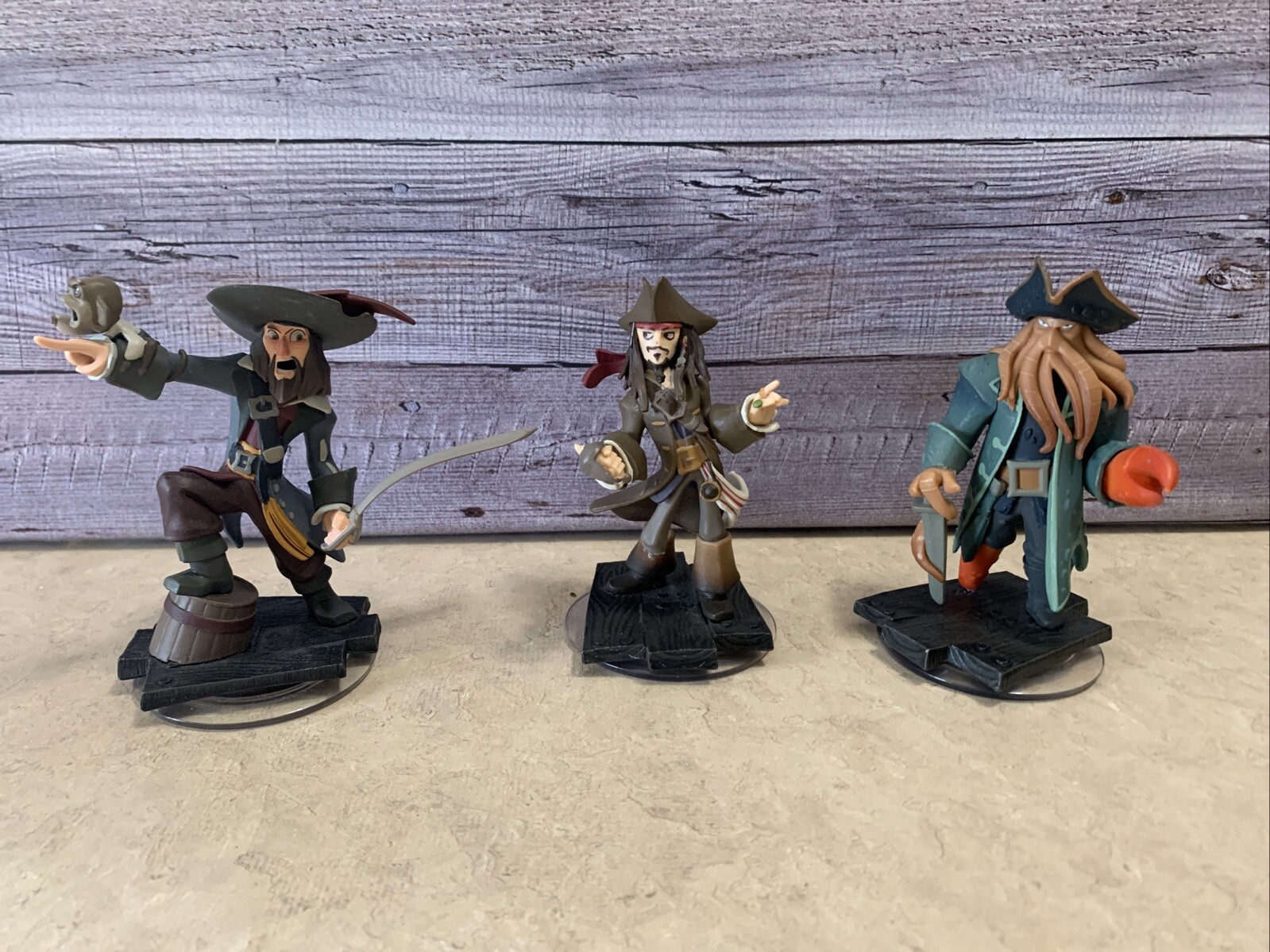 Disney Infinity - Pirates Of The Caribbean Lot - 3 Figures - As Is