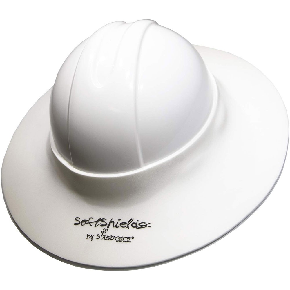Sunbrero SUNWHT Climbing Helmet Shade White Hard Hat Visor One Size Foam