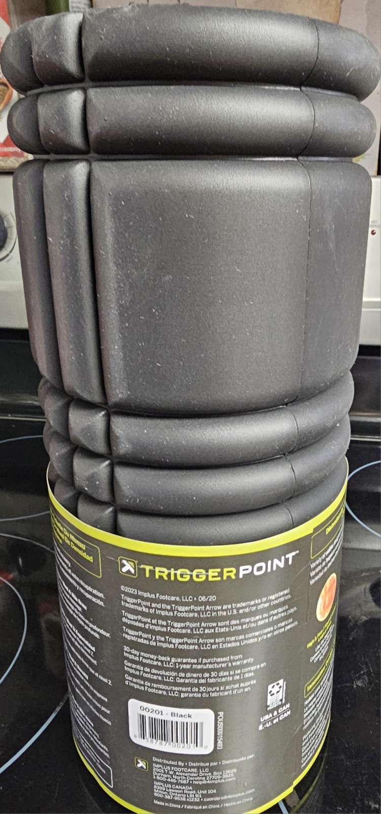Trigger Point Performance GRID Foam Roller Black Massage Grid Hard Durable