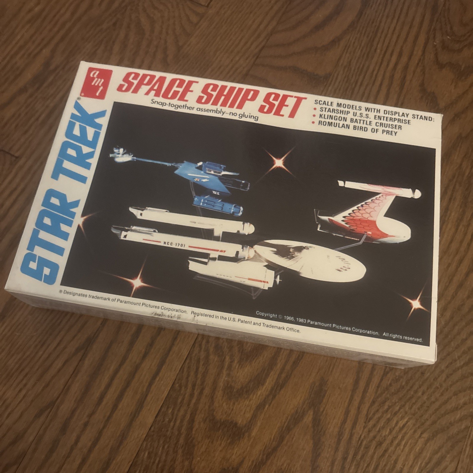 AMT-ERTL Star Trek Model Space Ship Set 1983 Edition SEALED New Open Box