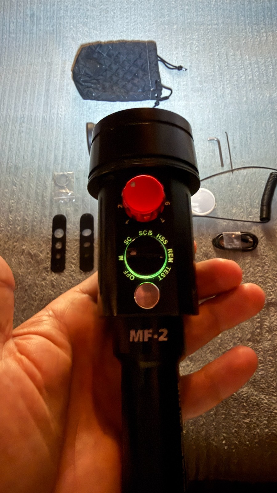 Backscatter Mini Flash 2 w/ Optical Snoot, Fiber Optic Cable, Clamps, Arm & More