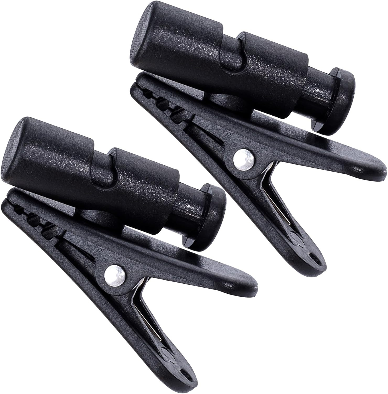 2 Pack Headphone Clips for Earphone Wire, 360 Degree Rotate Earphone Microphone