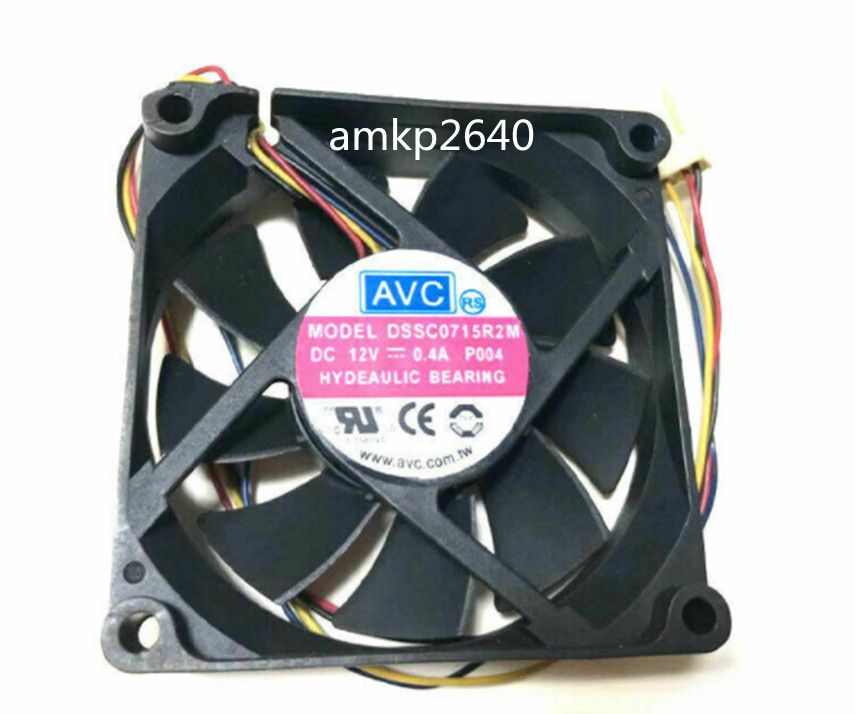 1X for   four wire CPU fan 7CM 4pin   DSSC0715R2M DC12V 0.4A 7020 70*70*20MM