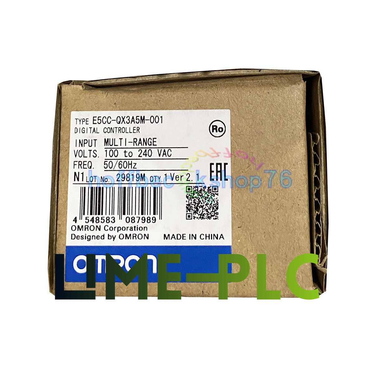 ONE New Omron Temperature Controller E5CC-QX3A5M-001