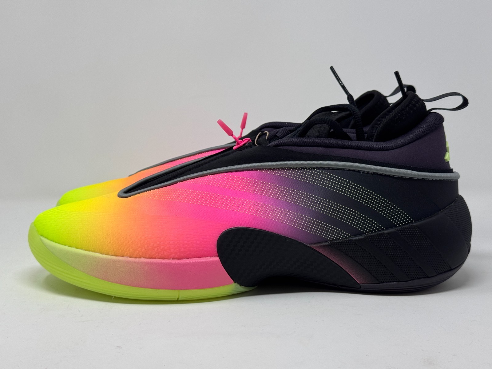 Adidas D.O.N. Issue 7 Basketball Shoes JR7697 Black Pink Men’s Sneakers