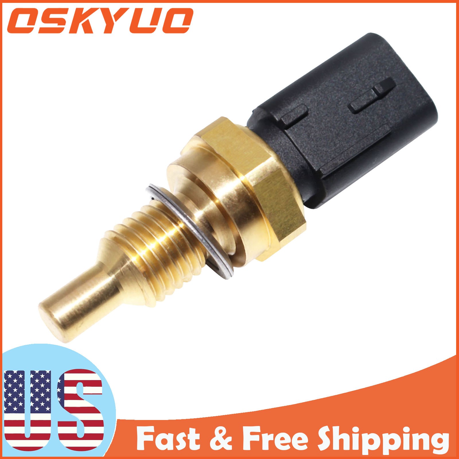 Coolant Fluid Temperature Sensor 68164627AA For Dodge Grand Caravan Journey 3.6L