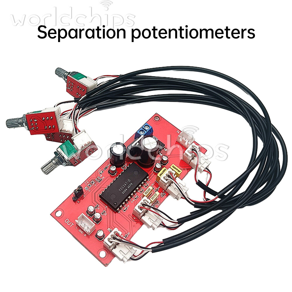 AC5-16V/DC7-21V Preamp Power Amplifier Board For Bass and Treble Adjustment New