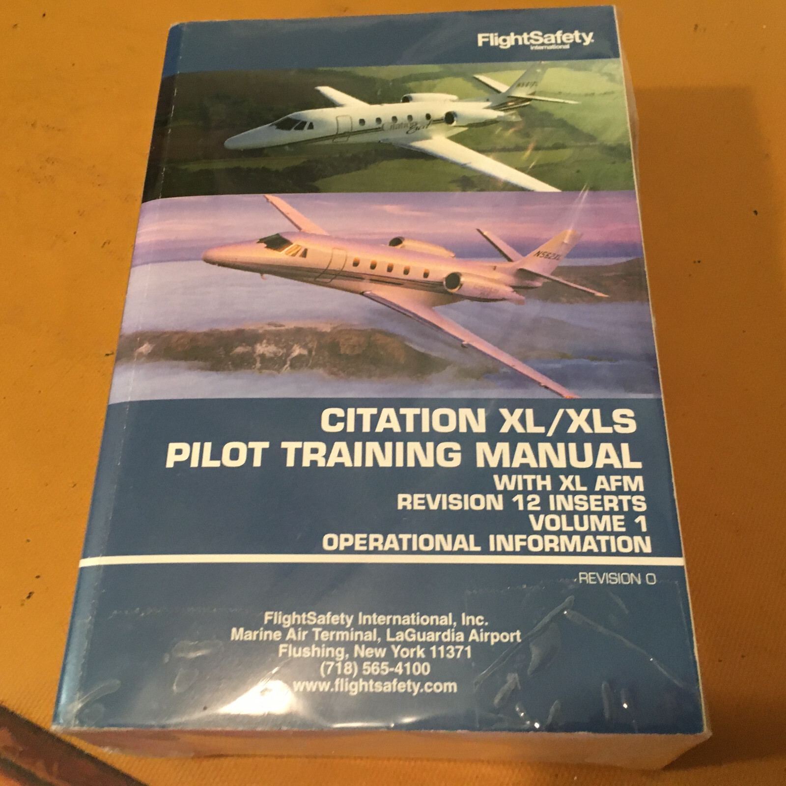 Citation XL/XLS Pilot Training Manual with XL-AFM Vol. 1 Operational Info