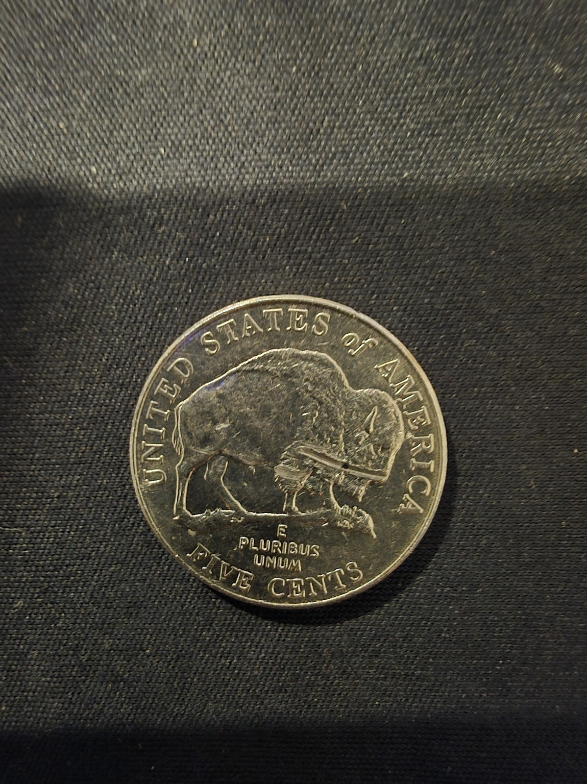2005 D Jefferson Buffalo Nickel Error Die Chip