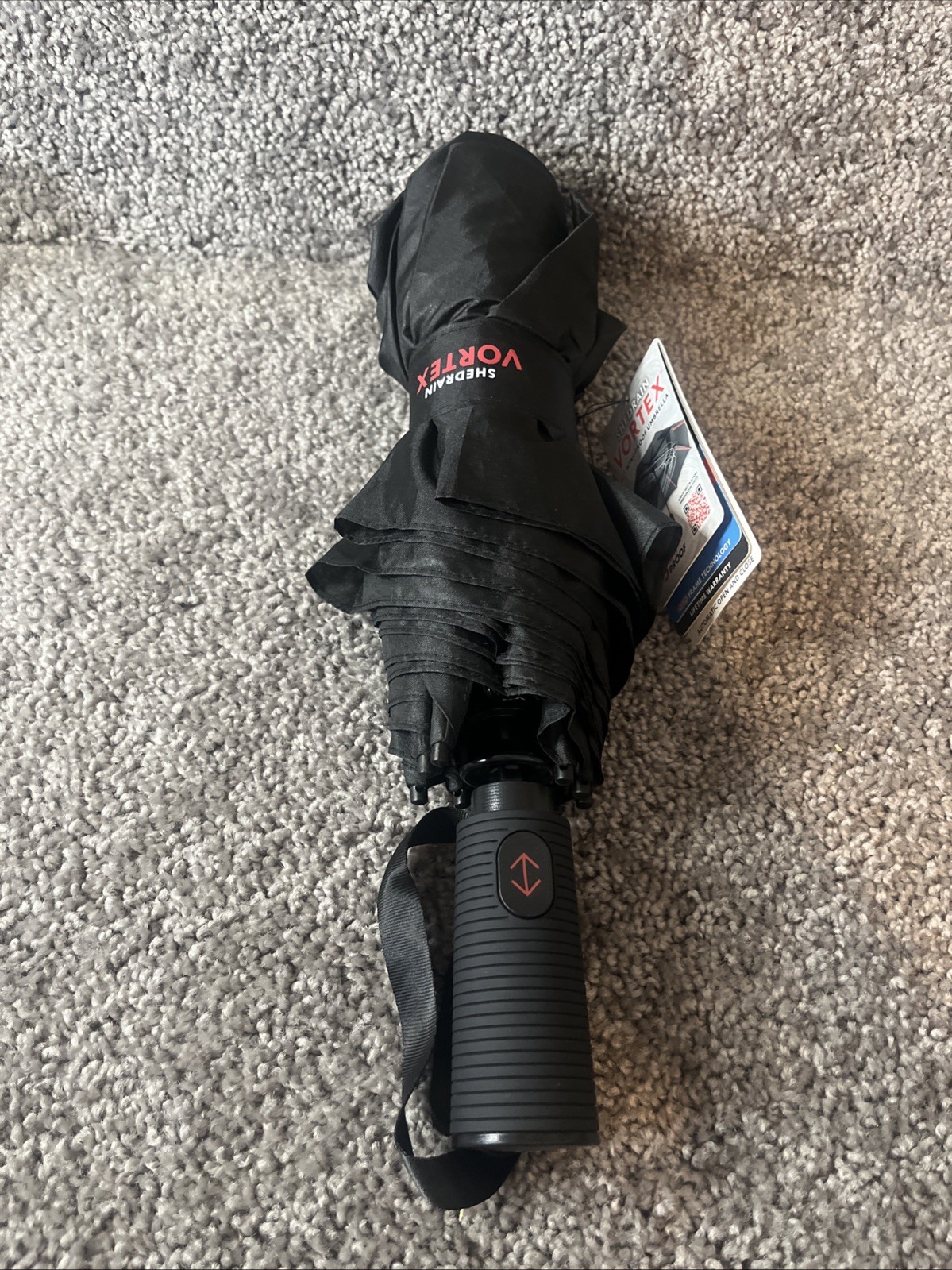Shedrain Vortex Auto Open & Close Vented Windproof Compact Umbrella