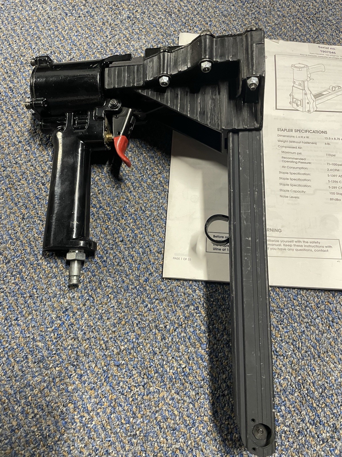 Uline Stapler Type C H-1028