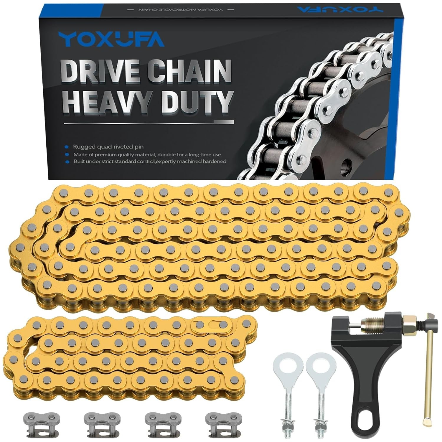 420 Chain Mini Bike Predator 212 Coleman CT200U BT200X Baja MB200 Jackshaft Gold