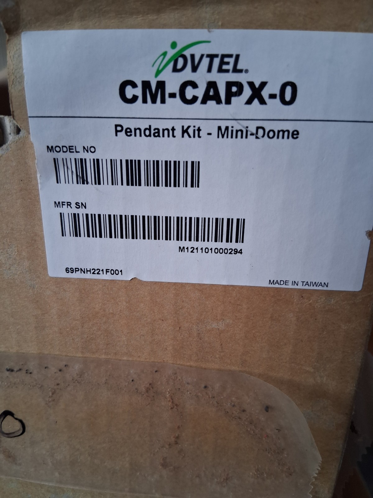 NEW In BOX Vivotek iDVTEL CM-CAPX-0 Pendant Kit-Mini Dome FAST FREE SHIPPING