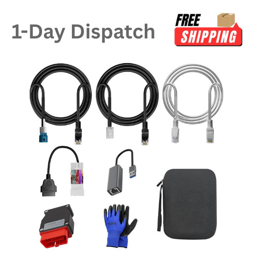 ..6Pcs Tesla OBD2 Diagnostic Cable Set Model S 3 X Y USB Scanner Adapter Harness