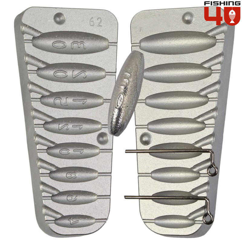 Flying C Barrel Lead Mould 4-6-8-10-12-15-20-30g Fishing Lead Mould