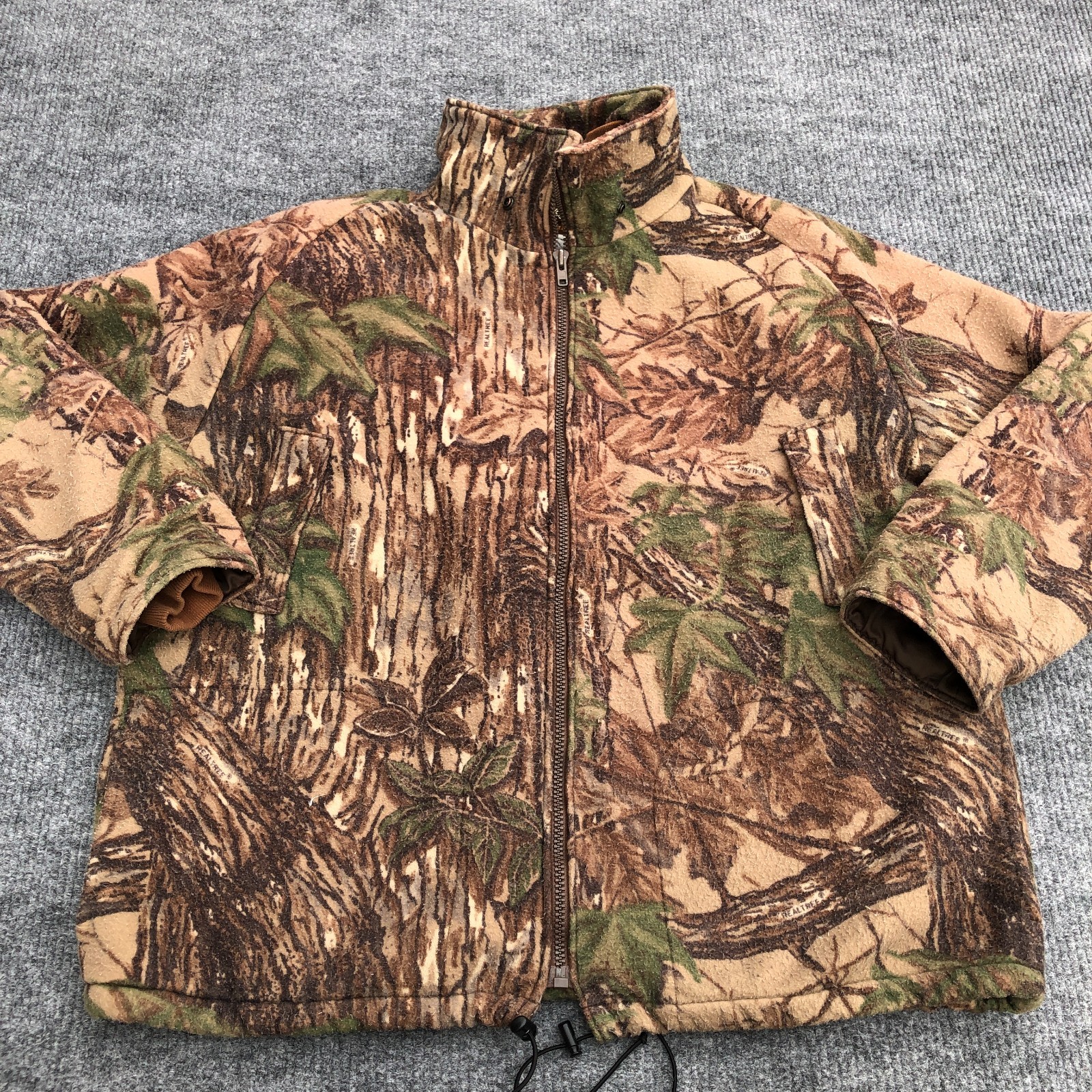 VTG Cabelas Whitetail Clothing Hunting Jacket XXXL Realtree Camo USA Polartuff