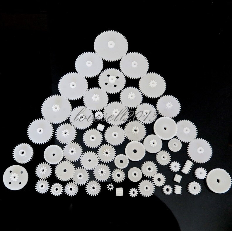 58 Styles Plastic Gears All Module 0.5 Robot Parts for DIY Arduino