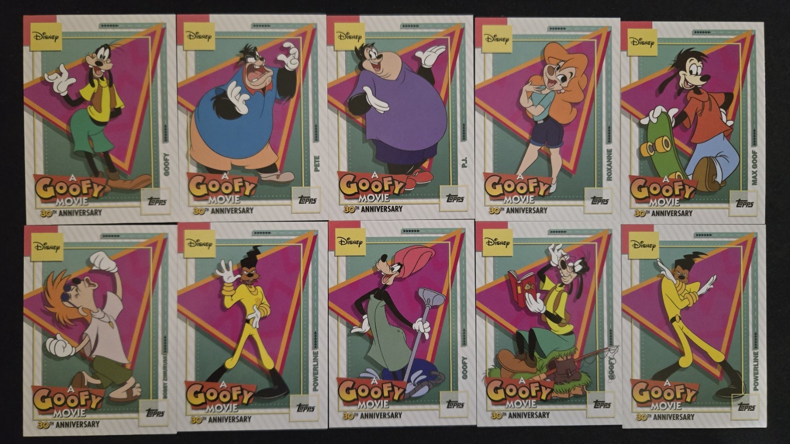 2026 Topps Disney Neon INSERTS - Family Muppets Phineas Manga Goofy - You Pick