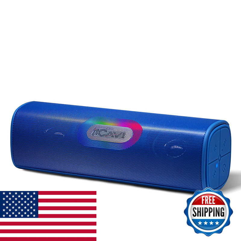 Itcavl Bluetooth Speaker Wireless 24W Blue Portable Bluetooth Speaker Tws