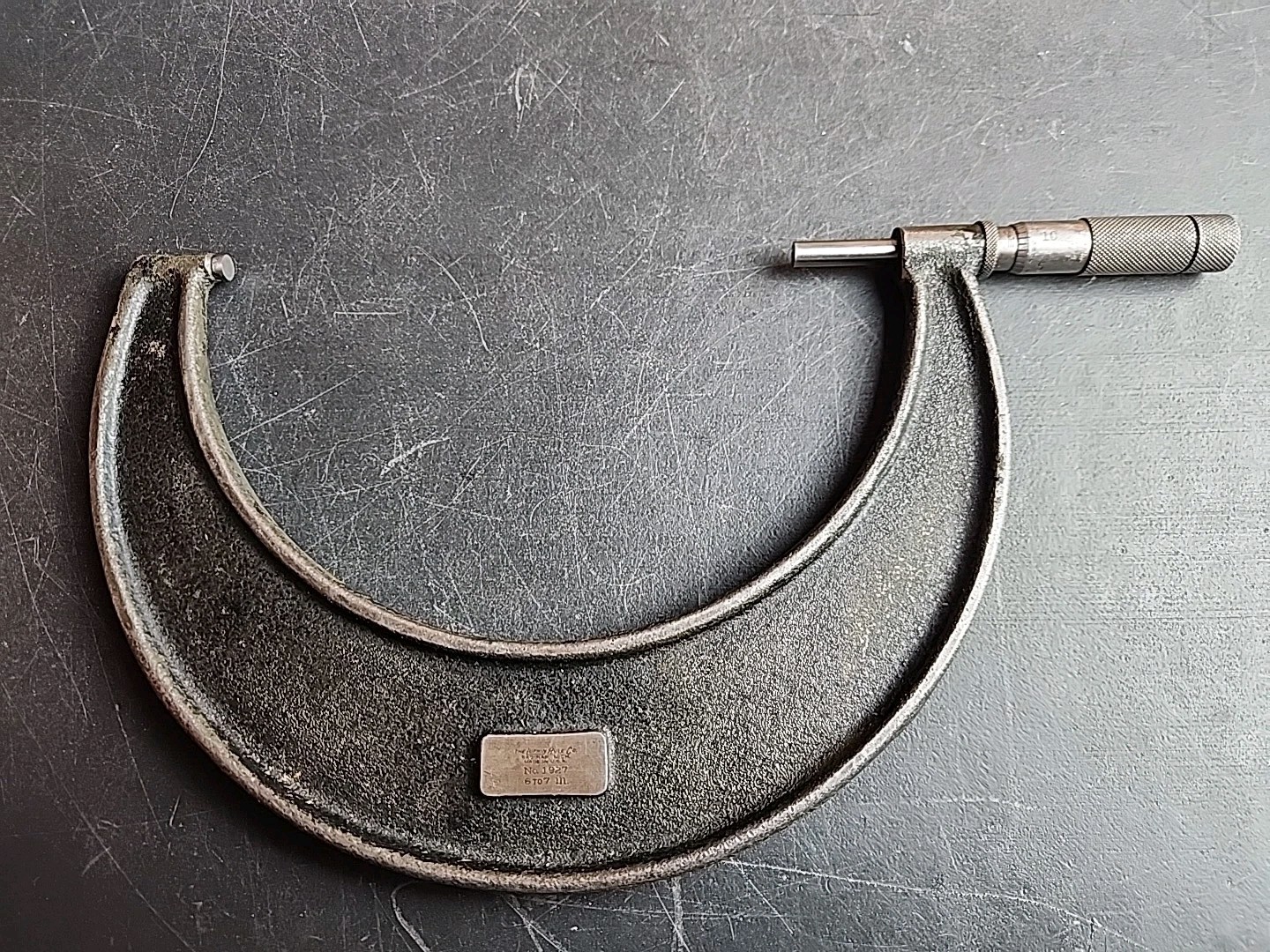 Lufkin Outside Micrometer 6-7 in Mechanical Precision Measuring Tool MPN 1927