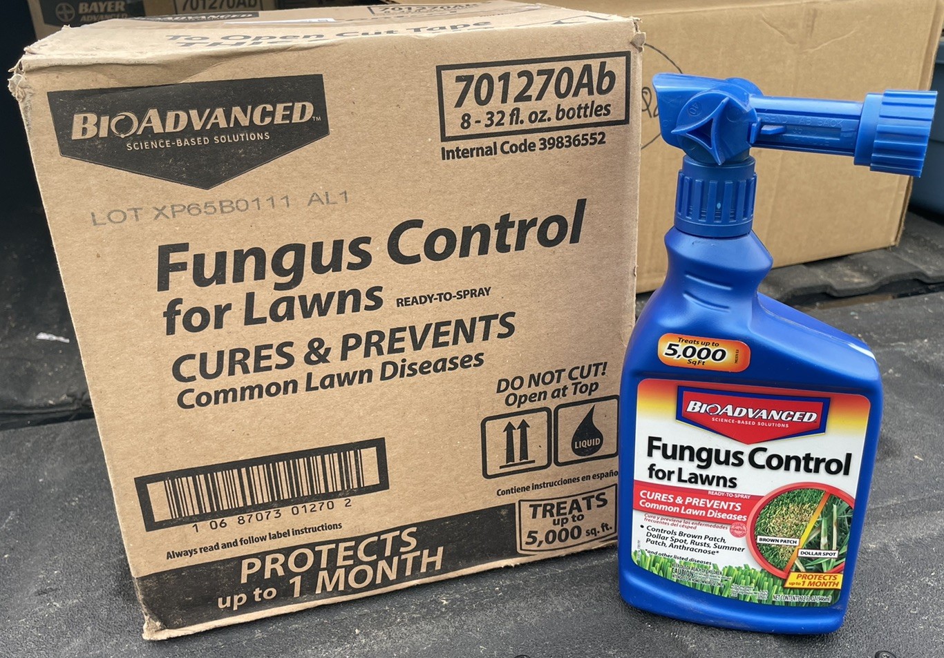 (2) 32 Oz BioAdvanced Fungicide Disease Prevention Fungus Control Lawns 701270Ab