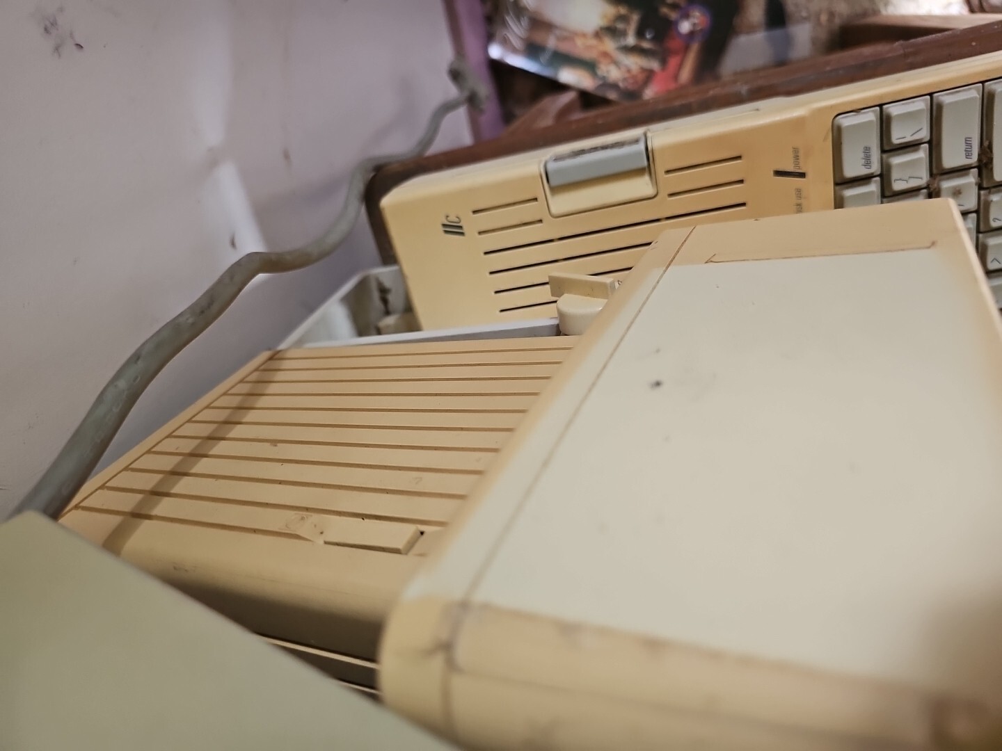 Apple IIC Computer As Is Untested
